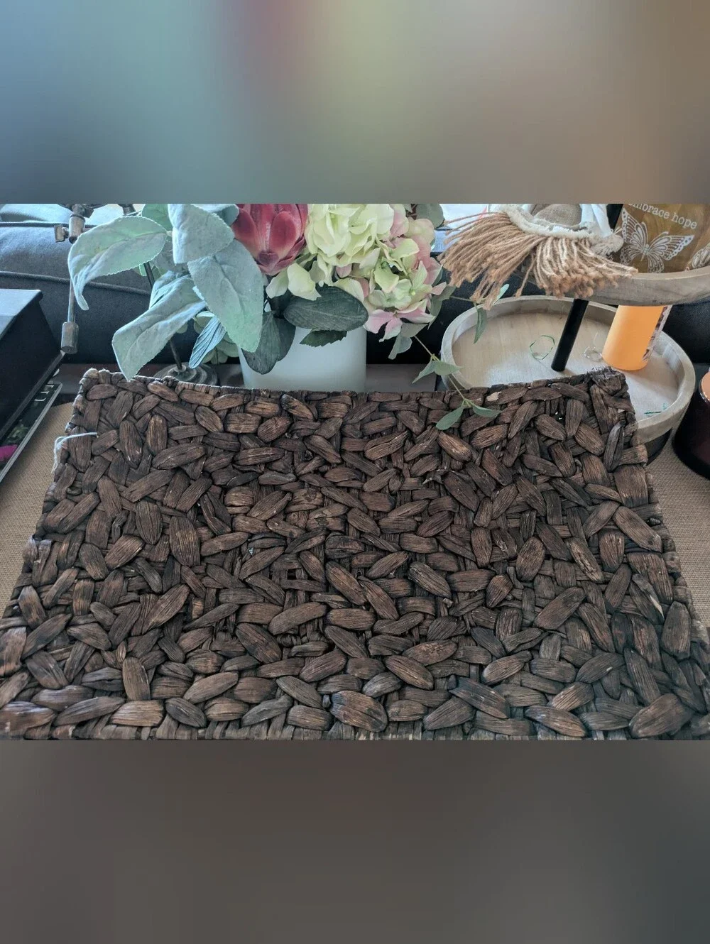 Woven Basket Tray